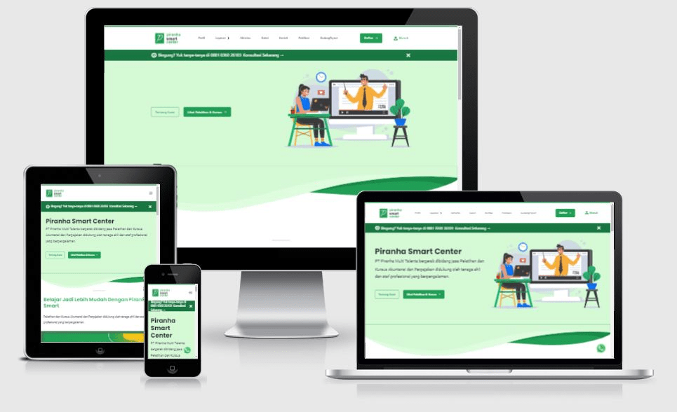 Website PT Piranha Multi Talenta - piranhasmartcenter.com